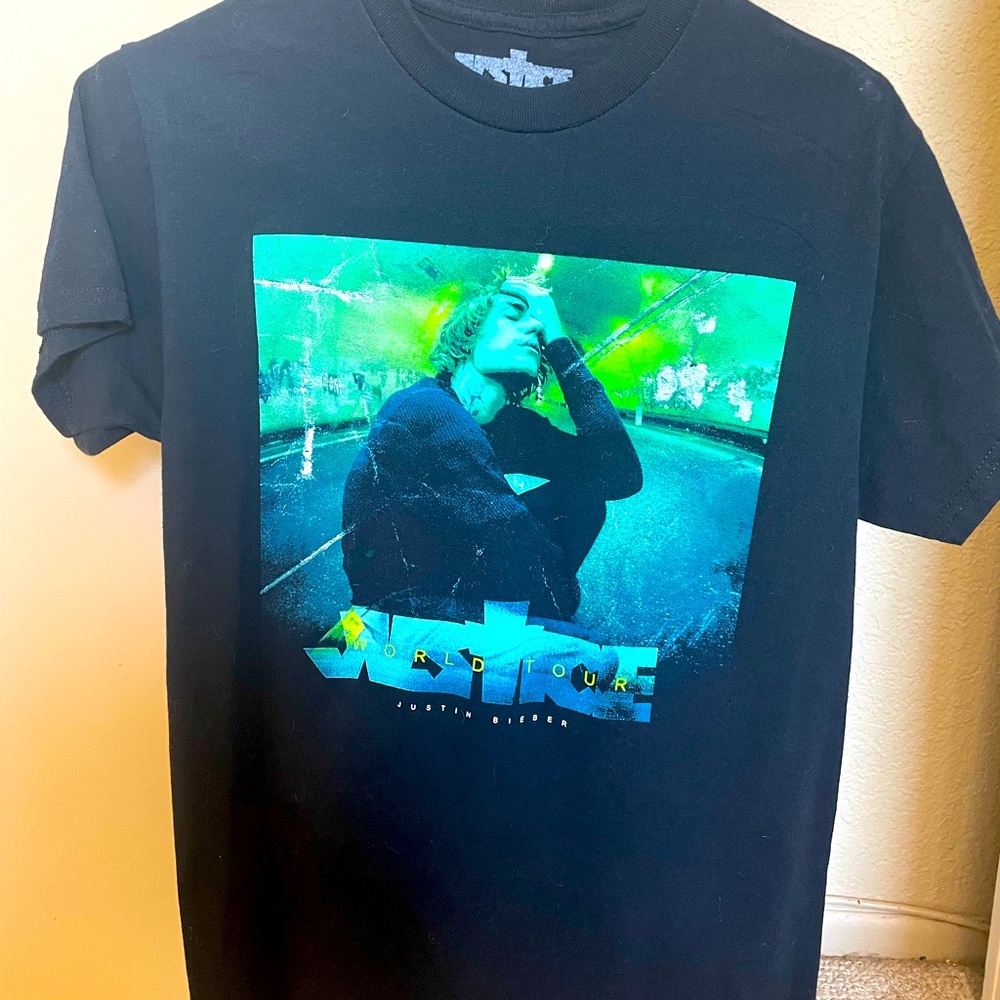 Justin Bieber justice tour t shirt